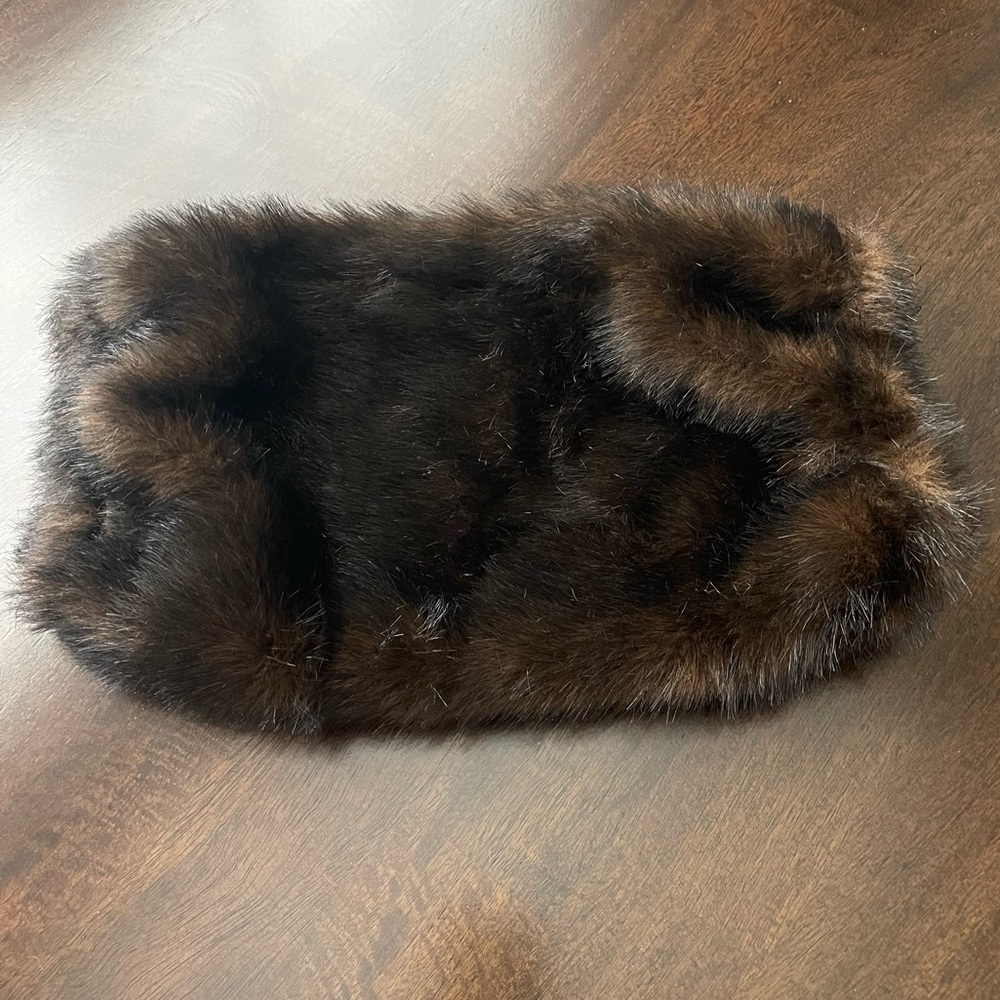 Vintage Donna Salyers Fabulous Furs Faux Fur Muff